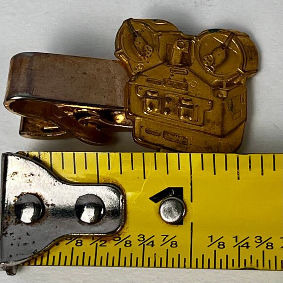 Vintage 50s 60s Navy Aerial Reconnaissance Camera Tie Clip Cold War Leavens Co - Picture 6 of 16